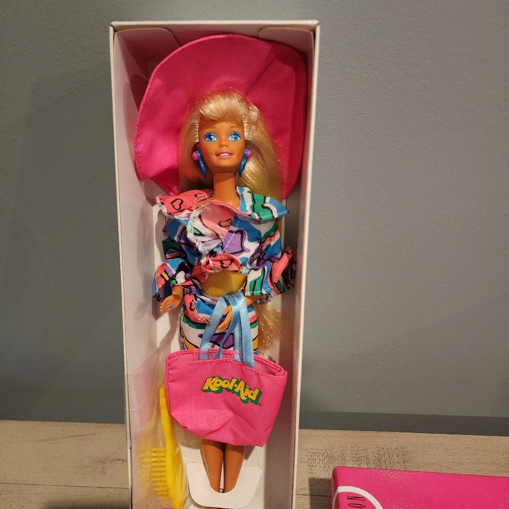 Vintage 1994 Kool-Aid Wacky Warehouse Barbie NIB